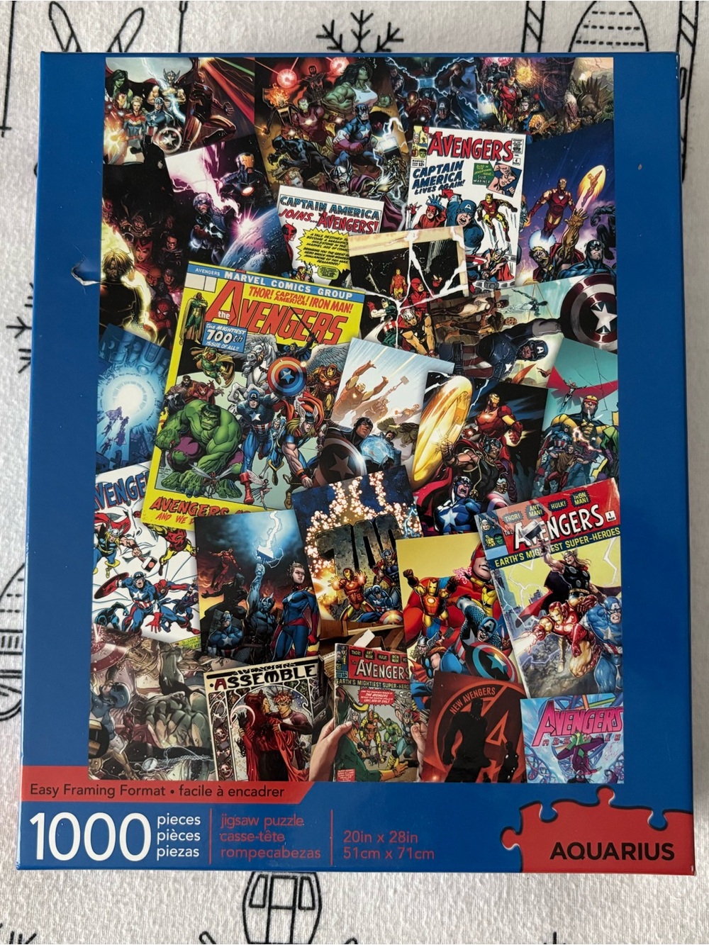 Aquarius 1000-Piece Avengers Jigsaw Puzzle